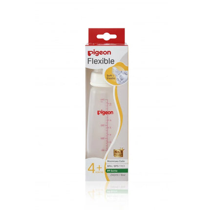 Pigeon Slim Neck Peristaltic PP Bottle 240ml - OhYouLuckyDuck.com.au