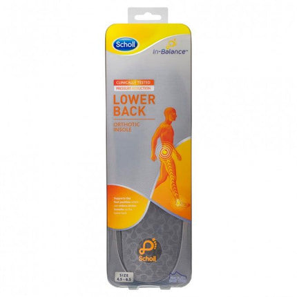 Scholl In Balance Lower Back Orthotic Insole Small - OhYouLuckyDuck.com.au