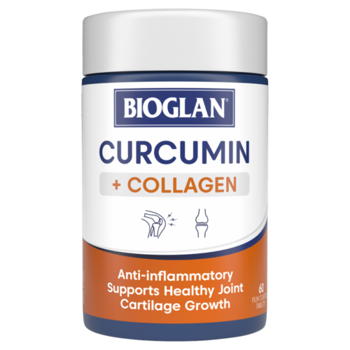 Bioglan Curcumin Plus Collagen For Joints 60 Tablets - OhYouLuckyDuck.com.au