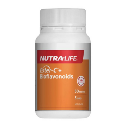 Nutralife Ester C 1000mg + Bioflavonoids 50 Tablets - OhYouLuckyDuck.com.au