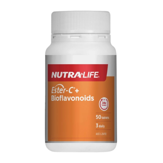 Nutralife Ester C 1000mg + Bioflavonoids 50 Tablets - OhYouLuckyDuck.com.au