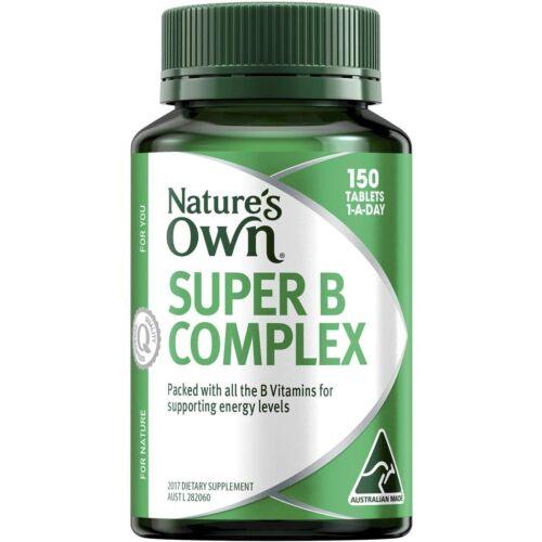 Nature's Own Super B Complex 150 Tablets - OhYouLuckyDuck.com.au