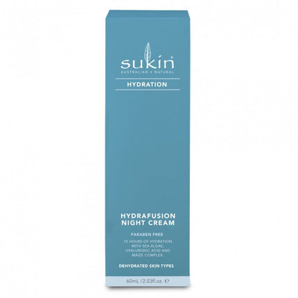Sukin Hydration Hydrafusion Night Cream 60mL - OhYouLuckyDuck.com.au