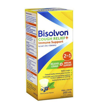Bisolvon Cough Relief + Immune Support 200mL - OhYouLuckyDuck.com.au