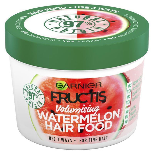 Garnier Fructis Hair Food Watermelon Multi Use Treatment for Fine Hair 390ml - OhYouLuckyDuck.com.au