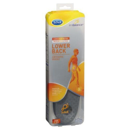 Scholl In-Balance Lower Back Insoles Medium - OhYouLuckyDuck.com.au