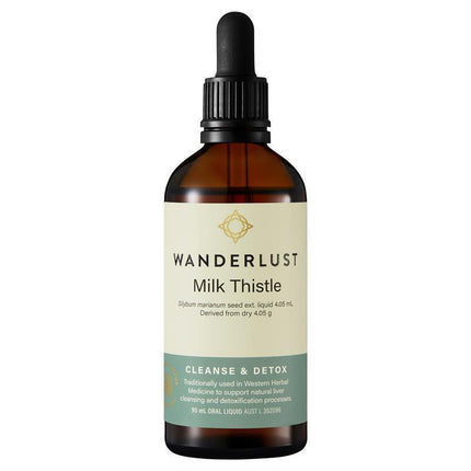 Wanderlust Milk Thistle Drops 90mL - OhYouLuckyDuck.com.au