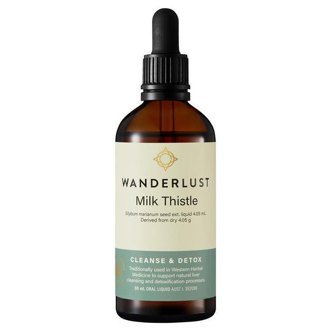 Wanderlust Milk Thistle Drops 90mL - OhYouLuckyDuck.com.au