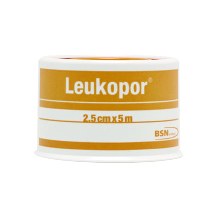 Leukopor Low Allergy Silk Tape 2.5cm x 5m - OhYouLuckyDuck.com.au