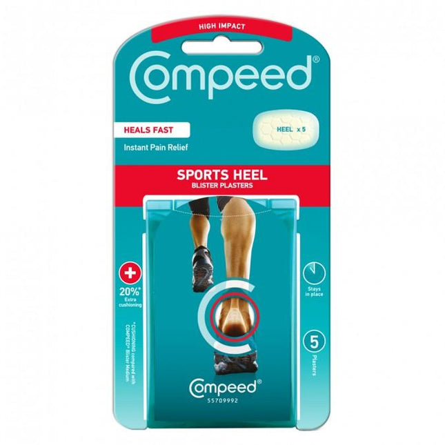 Compeed Sports Heel Blister Plasters 5 Pack - OhYouLuckyDuck.com.au