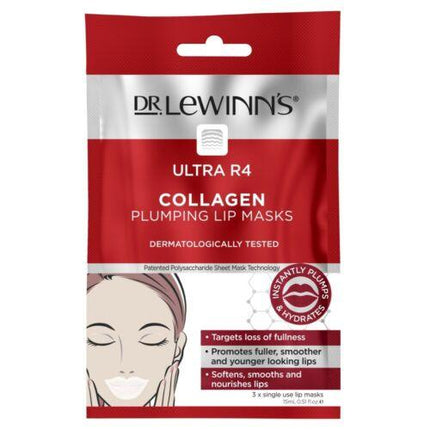Dr LeWinn's Ultra R4 Plump Lip Mask 3 Piece - OhYouLuckyDuck.com.au