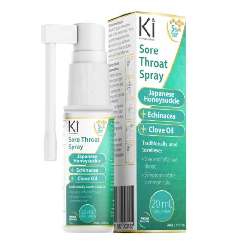 KI Sore Throat Spray 20ML - OhYouLuckyDuck.com.au