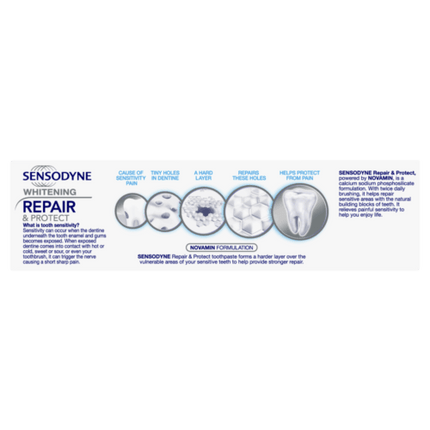 Sensodyne Toothpaste Repair & Protect Whitening 100g - OhYouLuckyDuck.com.au