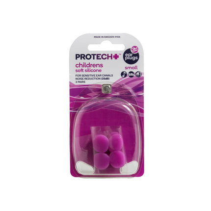 Protech Earplugs Child Soft Silicone 2Pc