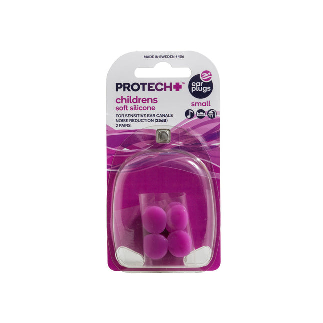 Protech Earplugs Child Soft Silicone 2Pc