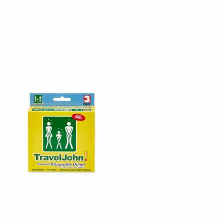 Travel John Resealable Disposable Urinal - Pack of 3 - OhYouLuckyDuck.com.au
