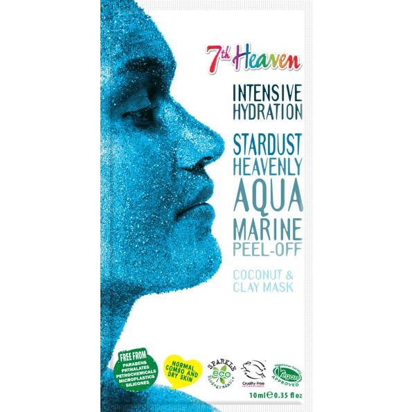 7th Heaven Aquamarine Intensely Hydrating & Cleansing Skin Peel Off Mask 10ml - OhYouLuckyDuck.com.au