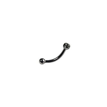 Studex Pygmy Bent S/S Crystal 8002 10MM