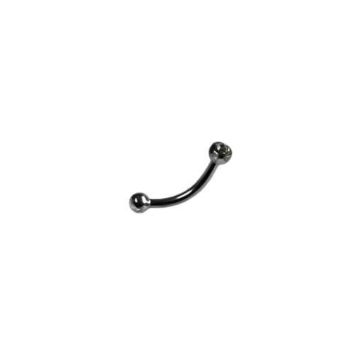 Studex Pygmy Bent S/S Crystal 8002 10MM