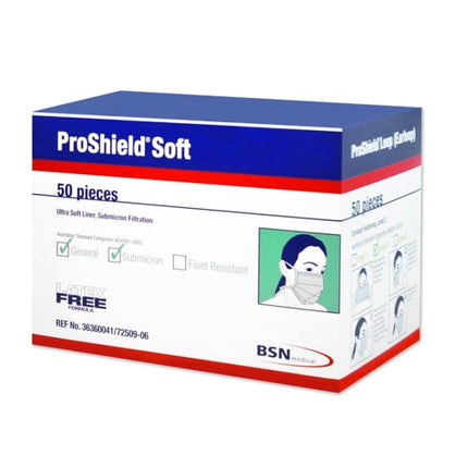 Proshield Face Masks Soft 50 Pack