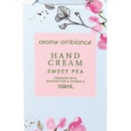 Arome Ambiance Floral Glimmer Hand Cream Sweet Pea 150ML