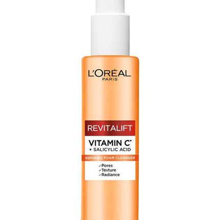 Loreal Revitalift Vitamin C Cream To Foam Cleanser 125ml - OhYouLuckyDuck.com.au