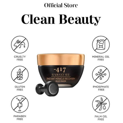 Minus 417 Instant Miracle Recovery Mud Mask 50ml - OhYouLuckyDuck.com.au