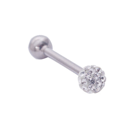 Adnohr Pygmy Tongue Bar Sparkler Crystal Body Piercing