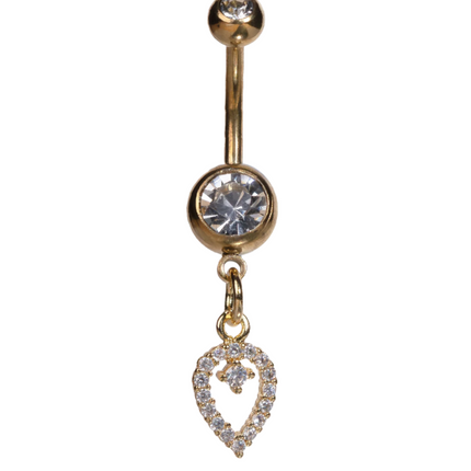 Studex Pygmy Navel GP Teardrop Crystal 8114