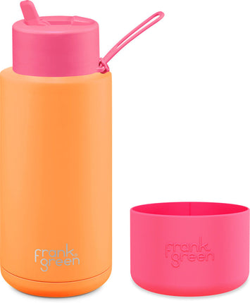 frank green Ultimate Ceramic Reusable Bottle Gift Set with Bumper Guard Assorted 1 L