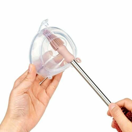 HAAKAA Silicone Cleaning Brush Kit (Blush) - OhYouLuckyDuck.com.au