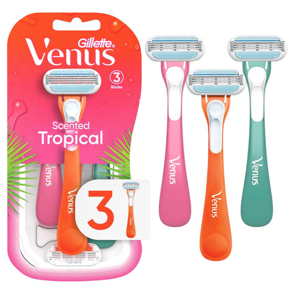 Gillette Venus Tropical Disposable Razors 3 PCS