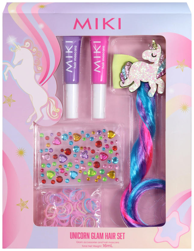 MIKI Unicorn Glam Hair Set