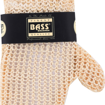 Bass Body Care Sisal Deluxe Knitted Hand Glove Firm