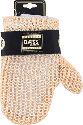 Bass Body Care Sisal Deluxe Knitted Hand Glove Firm