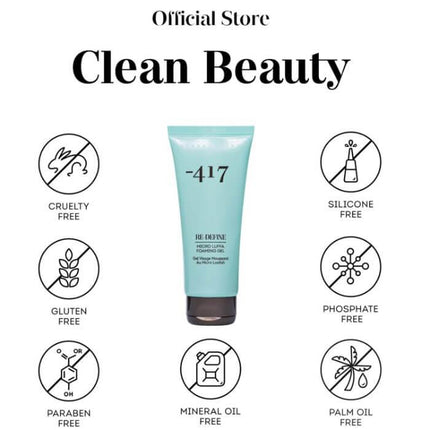 Minus 417 Micro Luffa Foaming Gel 200ml - OhYouLuckyDuck.com.au