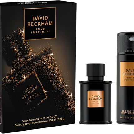 David Beckham Bold Instinct EDP 50ML and Deo Body Spray Gift Set for Men