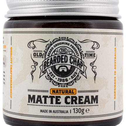 The Bearded Chap Natural Matte Cream for Hair Styling Medium Hold 130G