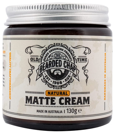 The Bearded Chap Natural Matte Cream for Hair Styling Medium Hold 130G