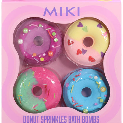 Miki Donut Sprinkles Bath Bomb Set