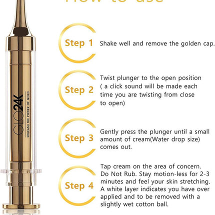 GLO24K Express 24k Anti-Aging Facelift Cream 10ml - OhYouLuckyDuck.com.au