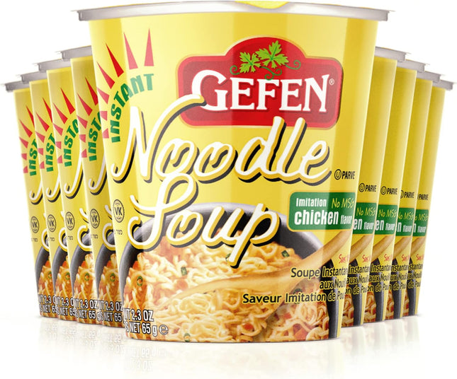 Gefen Noodle Cup Chicken No MSG Box of 12