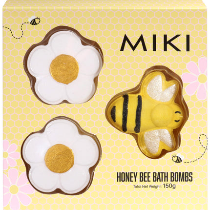 Miki Honey Bee Bath Bomb Set