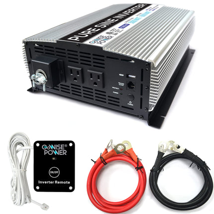 GoWISE Power 3000W Pure Sine Wave Power Inverter Hardwire Terminal Updated Model PS1006