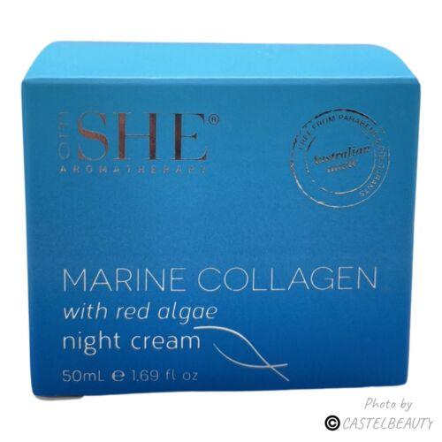 SHE Aromatherapy Marine Collagen Night Cream with Red Algae 50ml - OhYouLuckyDuck.com.au