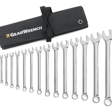 GearWrench 15 Piece SAE Combination Wrench Set 81918