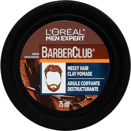 Loreal Mex Barber Club Molding Clay 75ML - OhYouLuckyDuck.com.au