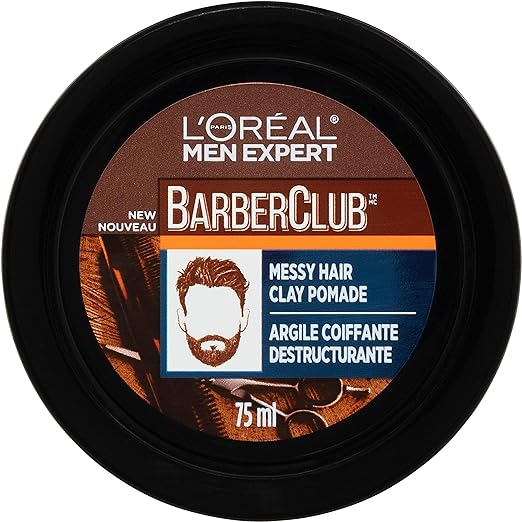Loreal Mex Barber Club Molding Clay 75ML - OhYouLuckyDuck.com.au