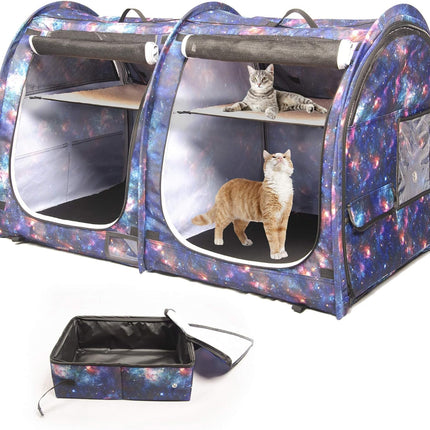 Maze Pop Up House for Small Pets Starry