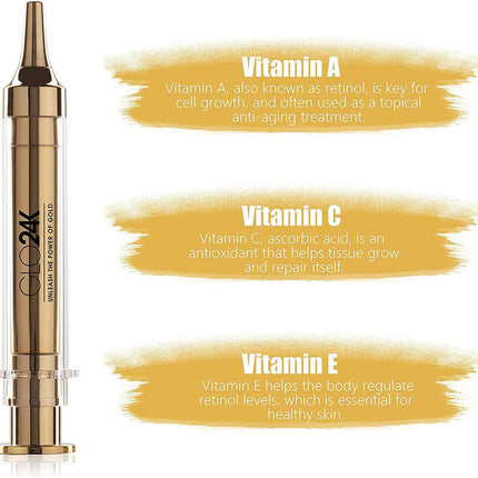 GLO24K Express 24k Anti-Aging Facelift Cream 10ml - OhYouLuckyDuck.com.au